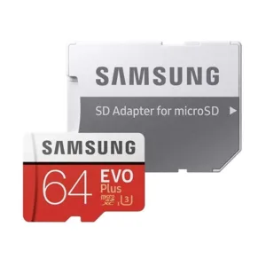 carte memoire samsung evo plus 64gb microsdxc avec adaptateur bon prix maroc casa rabat tanger maxfor systeme