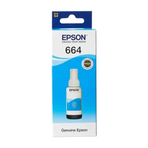Bouteille d'encre Epson 664 Cyan origine C (T6642) - (C13T66424A) - 70ml