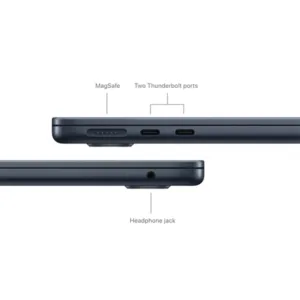 apple macbook air 13 pouces puce m3 256 gb 8go m3 chip with 8‑core cpu and 8‑core gpu midnight bon prix maroc casa rabat tanger maxfor systeme 3