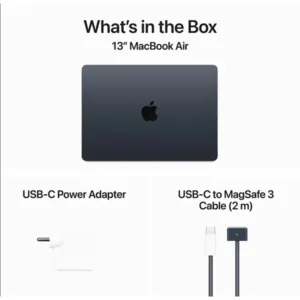 apple macbook air 13 pouces puce m3 256 gb 8go m3 chip with 8‑core cpu and 8‑core gpu midnight bon prix maroc casa rabat tanger maxfor systeme 7