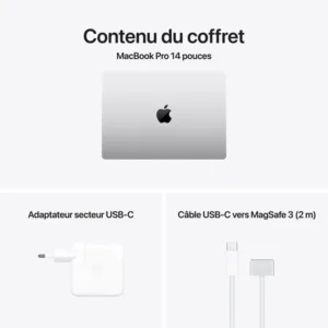 apple macbook pro 14 m4 10c cpu 10c gpu 16go ram 1 to ssd argent mw2x3d a bon prix maroc casa rabat tanger maxfor systeme 2