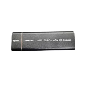 Boîtier SSD NVMe USB 3.1 Gen2 Type-C 10Gbps - Compatible M Key/M+B Key, Aluminium, UASP, Multi-Taille (2230/2242/2260/2280)