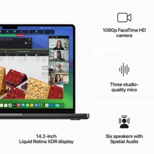 macbook pro apple m3 pro 14 chip 12‑core cpu 18‑core gpu 18gb 1tb ssd qwerty mrx43h a bon prix maroc casa rabat tanger maxfor systeme 4