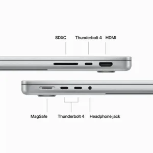 macbook pro apple m3 pro avec 11‑core cpu and 14‑core gpu 18gb ram 512gb ssd silver mrx63h a bon prix maroc casa rabat tanger maxfor systeme 5