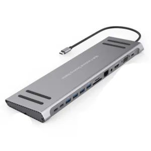 Station d’accueil multifonction 14-en-1 USB-C Laptop Base 9199A