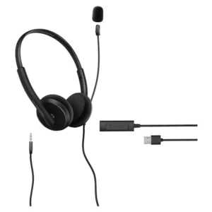 Casque Energy Sistem Office 2+ – Connexion Mini Jack 3,5mm / USB, Microphone Rétractable - 452026 3 casque energy sistem office 2 connexion mini jack 35mm usb microphone retractable 452026 bon prix maroc casa rabat tanger maxfor systeme 2
