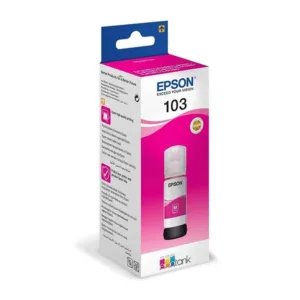 Epson 103 Magenta - Bouteille d'Encre EcoTank 65 ml pour Imprimantes L5190, L3150, L3156, L3110, L3111, L1110