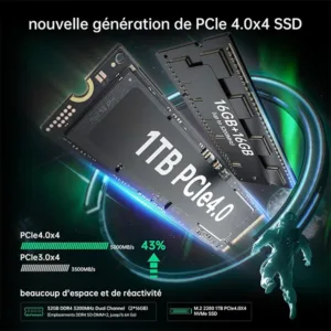 ACEMAGIC F1A Mini PC - Intel Core i9-12900H, 32 Go DDR4, 1 To PCIe 4.0 SSD, Iris Xe Graphics, Wi-Fi 6, 4K UHD, Windows 11 5 acemagic f1a mini pc intel core i9 12900h 32 go ddr4 1 to pcie 4 0 ssd iris xe graphics wi fi 6 4k uhd windows 11 bon prix maroc casa rabat tanger maxfor systeme 4