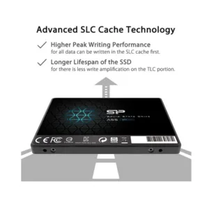 disque dur interne silicon power 4to ssd a55 technologie 3d nand slc cache performance boost sata iii sp004tbss3a55s25 bon prix maroc casa rabat tanger maxfor systeme 3