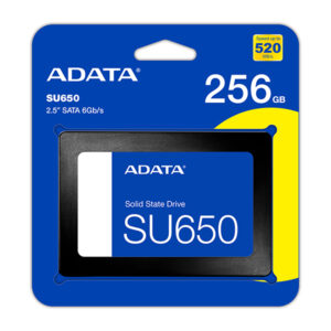 Disque Dur SSD Interne ADATA Ultimate SU650 256 Go – Performance et Fiabilité au Format 2,5" - ASU650SS-256GT-R