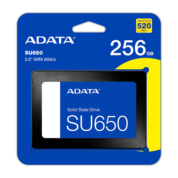 Disque Dur SSD Interne ADATA Ultimate SU650 256 Go – Performance et Fiabilité au Format 2,5" - ASU650SS-256GT-R