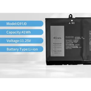 batterie pc portable dell g91j0 41wh 11 25v li ion compatible latitude 3320 3420 3520 inspiron 5410 3511 5515 vostro 5510 5515 bon prix maroc casa rabat tanger maxfor systeme 4