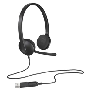 Casque Logitech H340 USB avec Micro Anti-Parasite et Son Stéréo Haute Définition - 981-000475