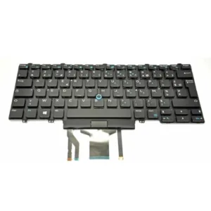Clavier Dell Latitude E5450 E7450 E7470 AZERTY d’Origine - Réf. SX156925A-FR