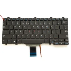 Clavier Dell Latitude E7250/E5250 d'Origine - Modèle NSK-LMABC, Rétroéclairé, US Standard, avec Touches Multimédia