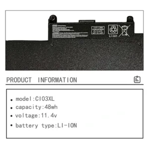 Batterie d’Ordinateur Portable HP ProBook 640 G2, 645 G2, 650 G2, 655 G2, 640 G3, 645 G3, 650 G3, 655 G3 – 11,4V 48Wh Li-ion 4 batterie dordinateur portable compatible hp probook 640 g2 645 g2 650 g2 655 g2 640 g3 645 g3 650 g3 655 g3 114v 48wh li ion bon prix maroc casa rabat tanger maxfor systeme 3