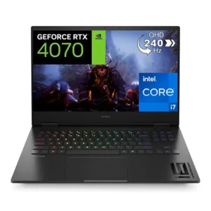HP OMEN 16-wf0001nl, Intel Core i7-13700HX, 16 Go RAM, SSD 1 To, NVIDIA GeForce RTX 4070 8 Go, 16,1" QHD 240Hz IPS , Windows 11 Famille, QWERTY