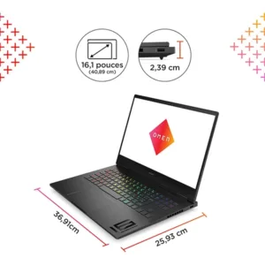 HP OMEN 16-wf0001nl, Intel Core i7-13700HX, 16 Go RAM, SSD 1 To, NVIDIA GeForce RTX 4070 8 Go, 16,1" QHD 240Hz IPS , Windows 11 Famille, QWERTY 7 hp omen 16 wf0001nl intel core i7 13700hx 16 go ram ssd 1 to nvidia geforce rtx 4070 8 go 161 qhd 240hz ips windows 11 famille qwerty bon prix maroc casa rabat tanger maxfor systeme 6