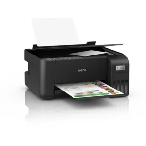 Imprimante Multifonction Jet d’Encre Epson EcoTank L3250 - Réservoirs Rechargeables, Wi-Fi, Impression Haute Résolution 5760 dpi, Jusqu’à 8100 Pages en Noir