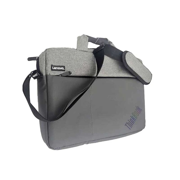 Sacoche Professionnelle Lenovo ThinkBook TB521-B - Cartable 15.6" Gris en Polyester Résistant avec Compartiment Rembourré pour Ordinateur Portable