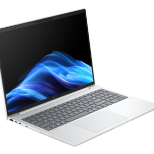 Machu Lapaz CS 16N Elitebook GlacierSilver Catalog AHS VisID GrayBG FrontRightOpen 3238052