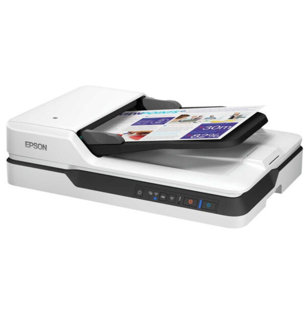 Scanner Epson WorkForce DS-1660W (B11B244402) – Scanner à Plat Wi-Fi